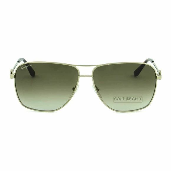 Salvatore Ferragamo Other - SOLD OUT Salvatore Ferragamo Men Square Sunglasses SF170S Gold Metal Gray Lens